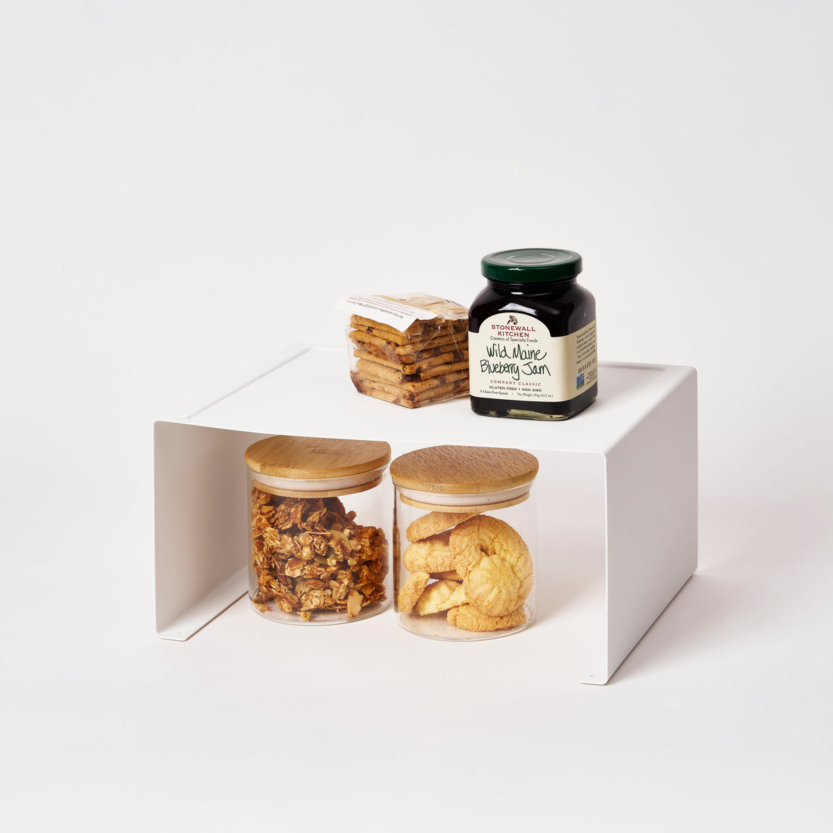 Stackable Countertop Shelf - Two Sizes - Steel