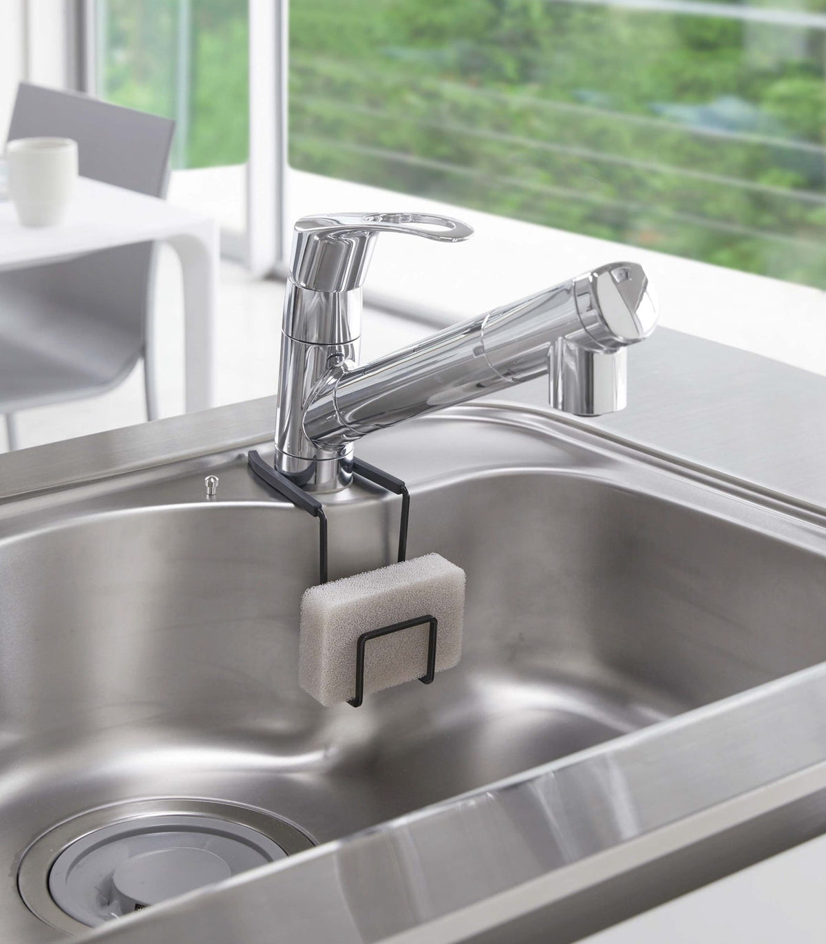Faucet-Hanging Sponge Holder - Single - Steel