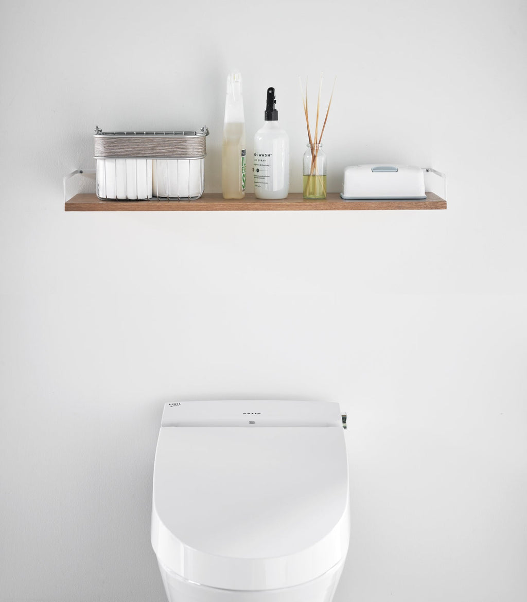 Wall-Mounted Shelf (3" H)  - Wood