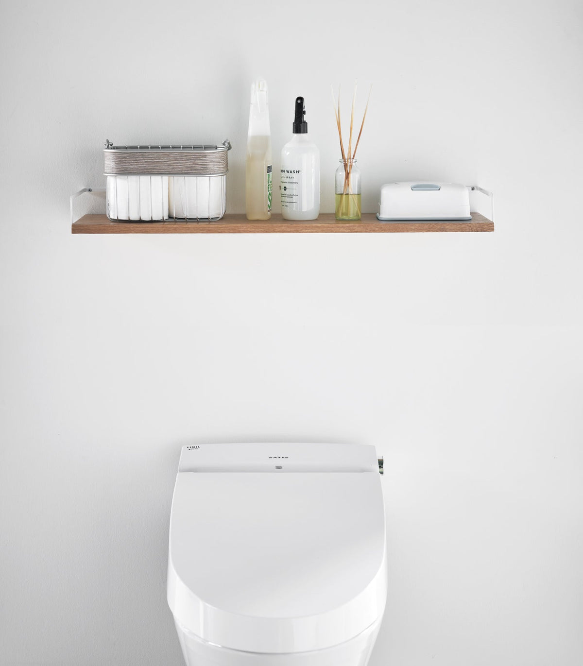 Wall-Mounted Shelf (3" H)  - Wood